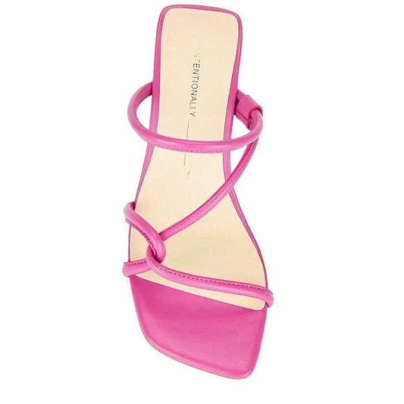 Intentionally Blank x Revolve Wick Sandals in Flamingo 6 Womens High Heels